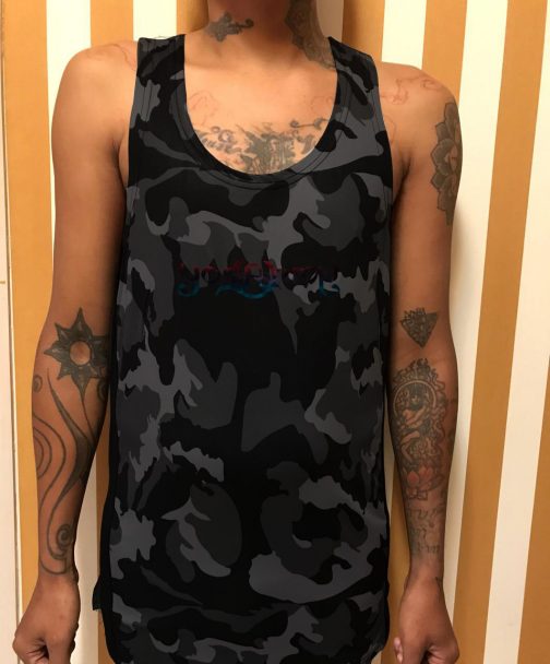 YogArmy - Mens Singlet Hemp - Black